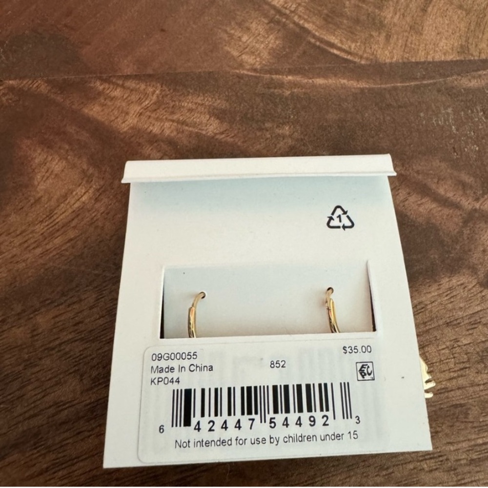 KARL LAGERFELD PARIS
Gold-Tone Color Pavé Choupette Drop Earrings retail: $45 - Picture 5 of 6